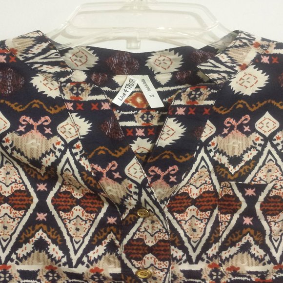 Live 4 Truth Pattern Print Sleeveless Top - Picture 3 of 7